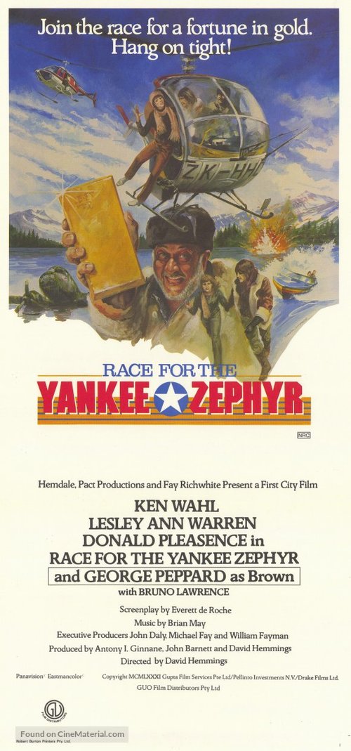 Race for the Yankee Zephyr - Australian Movie Poster