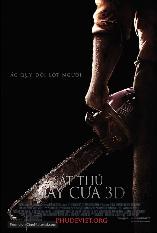 Texas Chainsaw Massacre 3D - Vietnamese Movie Poster