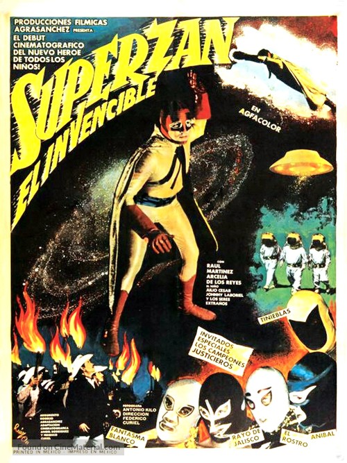 Ssuperzam el invencible - Mexican Movie Poster