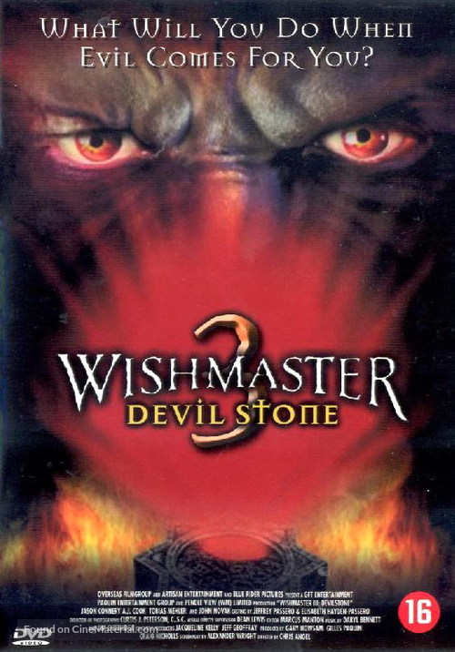 Wishmaster 3: Beyond the Gates of Hell - Dutch DVD movie cover