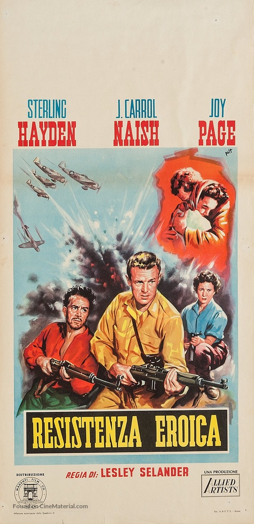 Fighter Attack - Italian Movie Poster