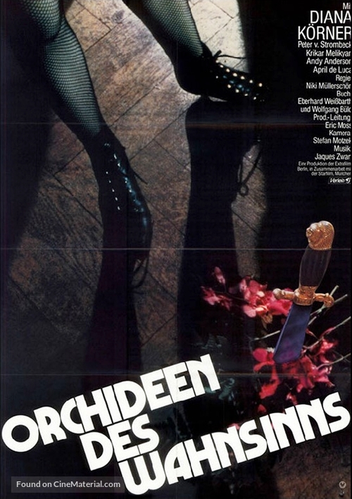 Orchideen des Wahnsinns - German Movie Poster