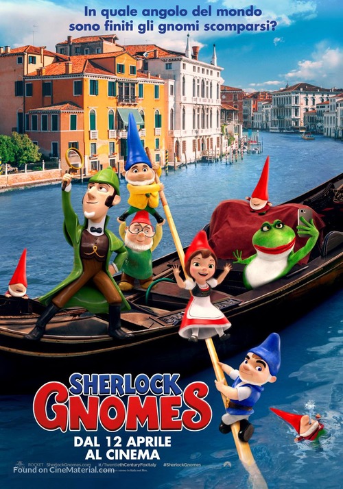 Sherlock Gnomes - Italian Movie Poster