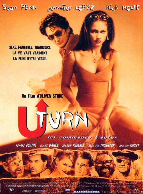 U Turn - French Movie Poster