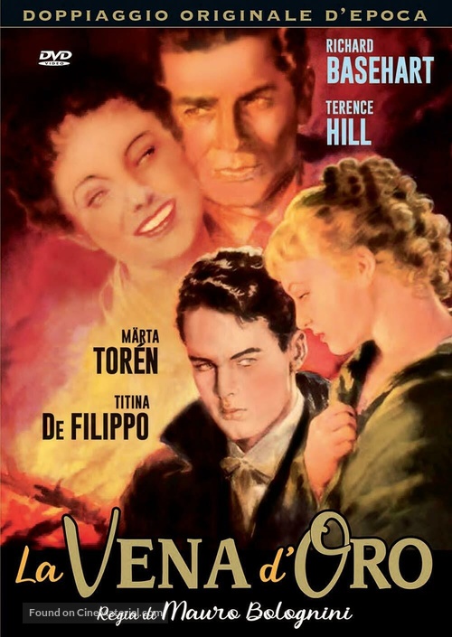 La vena d&#039;oro - Italian DVD movie cover