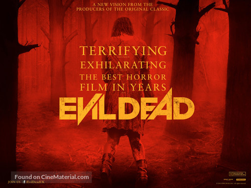 Evil Dead - British Movie Poster