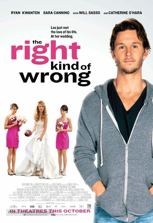 The Right Kind of Wrong - Canadian Movie Poster