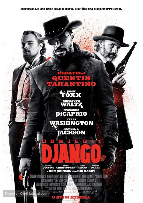 Django Unchained - Croatian Movie Poster