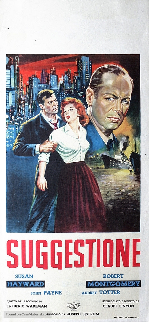 The Saxon Charm - Italian Movie Poster