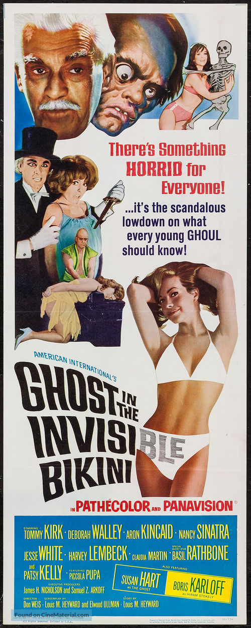 The Ghost in the Invisible Bikini - Movie Poster