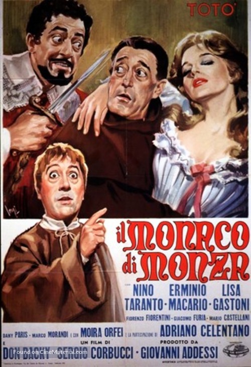 Il monaco di Monza - Italian Movie Poster