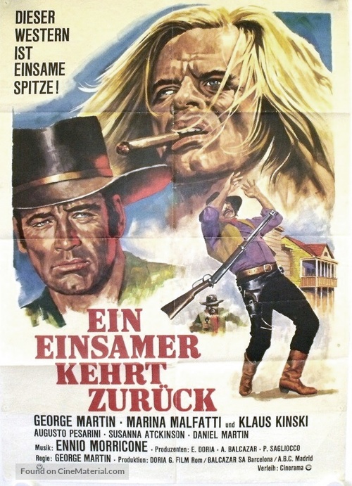 Il ritorno di Clint il solitario - German Movie Poster
