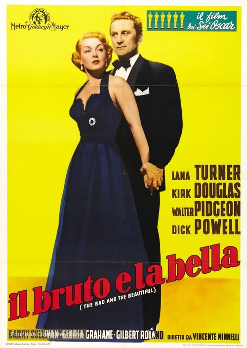 The Bad and the Beautiful - Italian Movie Poster