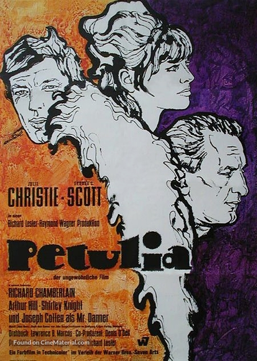 Petulia - German Movie Poster