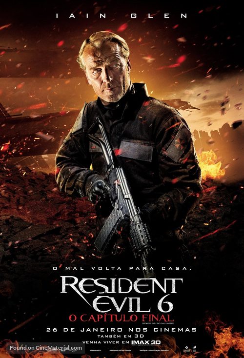Resident Evil: The Final Chapter - Brazilian Movie Poster