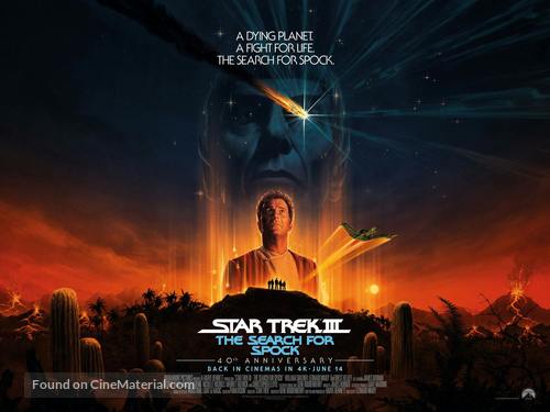 Star Trek: The Search For Spock - British Movie Poster