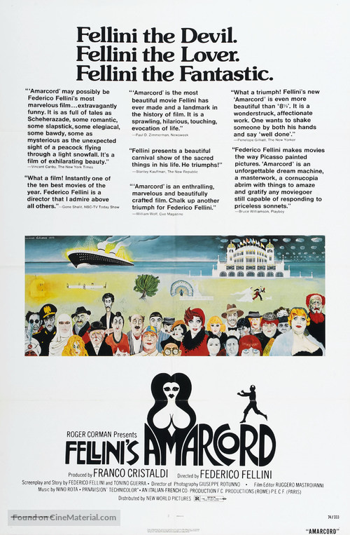 Amarcord - Movie Poster