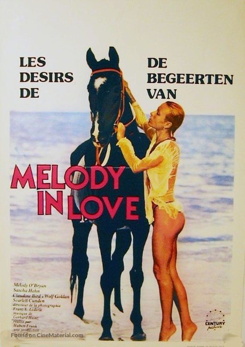 Melody in Love - Belgian Movie Poster