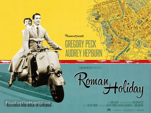 Roman Holiday - British Movie Poster