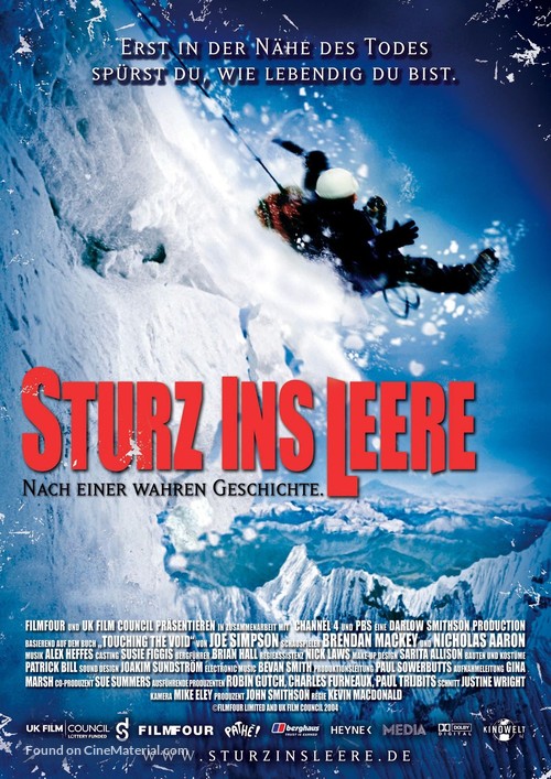 Touching the Void - German Movie Poster