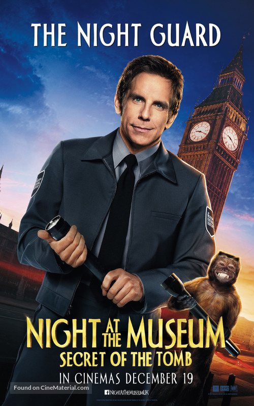 Night at the Museum: Secret of the Tomb - British Movie Poster