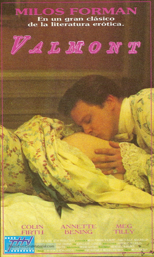 Valmont - Argentinian VHS movie cover