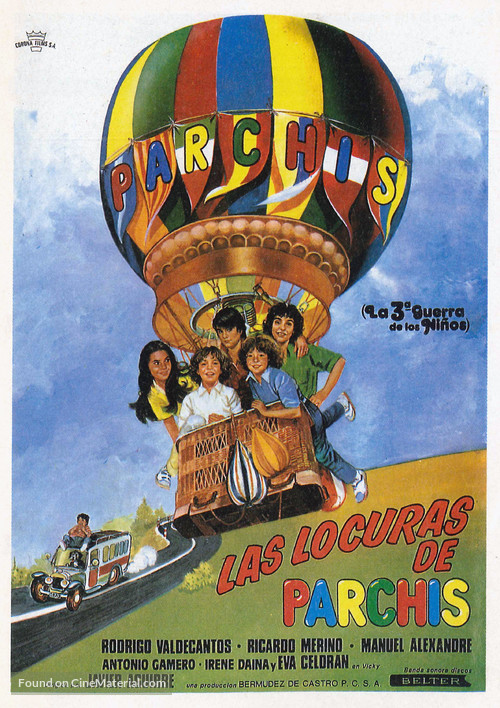 Las locuras de Parch&iacute;s - Argentinian Theatrical movie poster