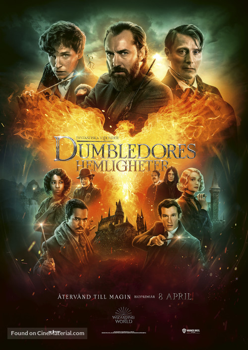 Fantastic Beasts: The Secrets of Dumbledore - Swedish Movie Poster