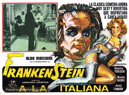 Frankenstein all&#039;italiana - Mexican Movie Poster