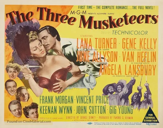 The Three Musketeers - Australian Movie Poster