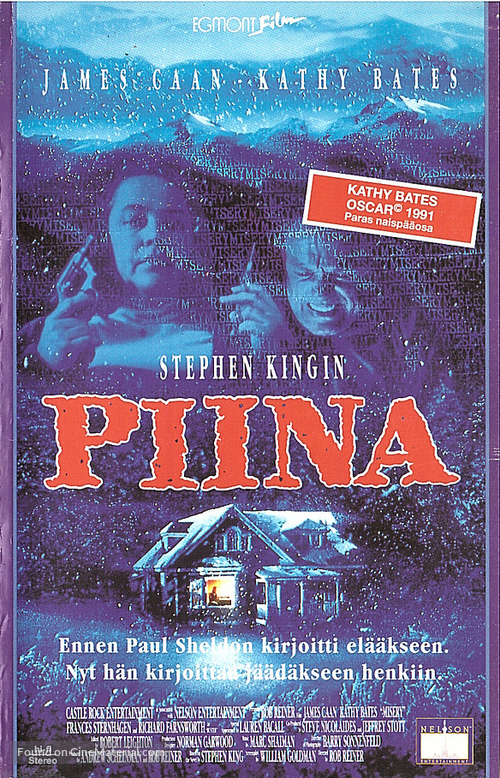 Misery - Finnish VHS movie cover