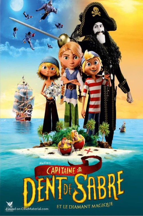 Kaptein Sabeltann og den magiske diamant - French DVD movie cover
