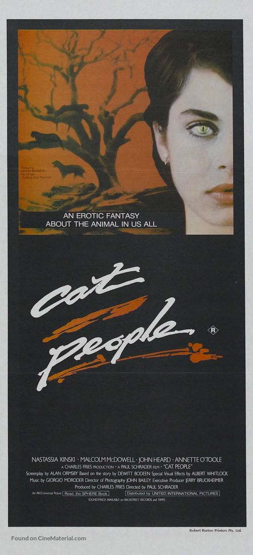 Cat People - Australian Movie Poster