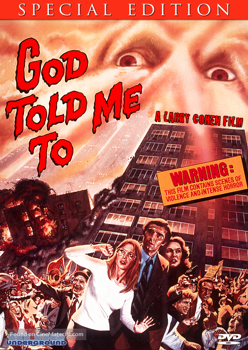 God Told Me To - DVD movie cover