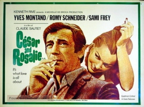 C&eacute;sar et Rosalie - British Movie Poster