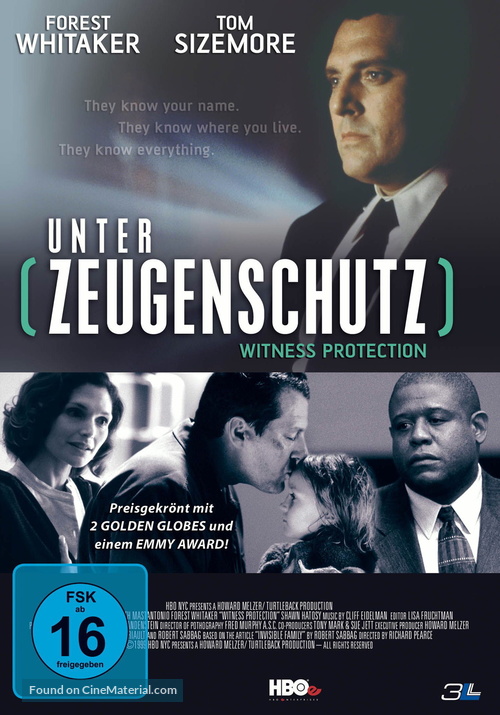 Witness Protection - German DVD movie cover