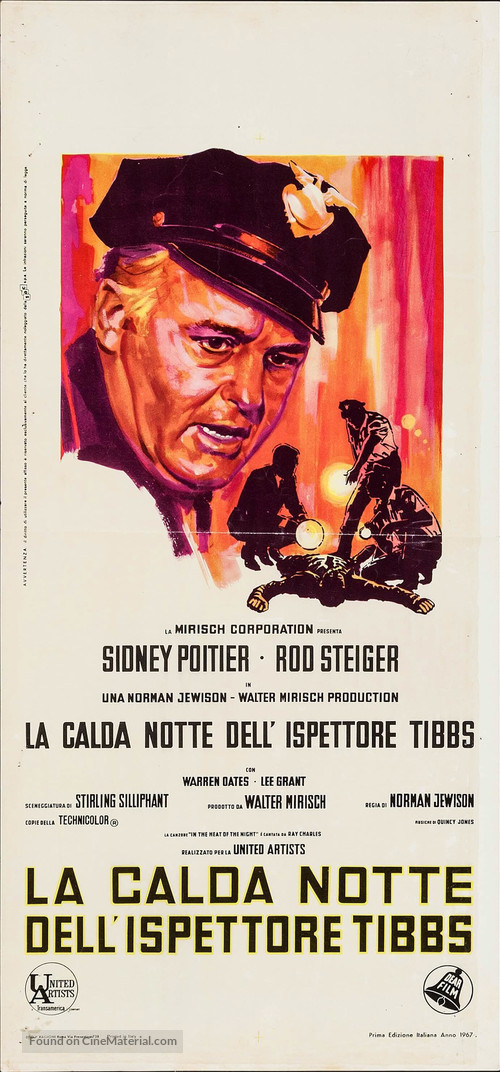 In the Heat of the Night - Italian Movie Poster
