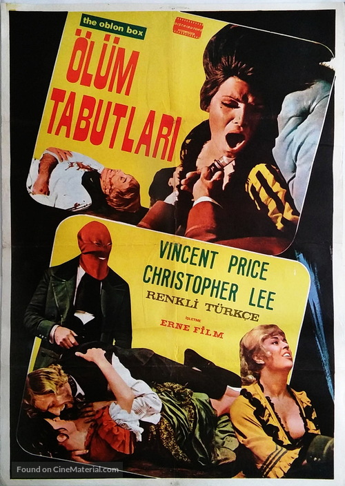 The Oblong Box - Turkish Movie Poster