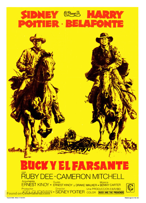 Buck and the Preacher - Spanish Movie Poster