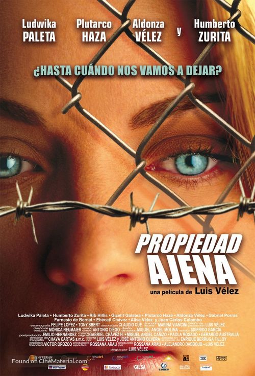 Propiedad ajena - Mexican poster