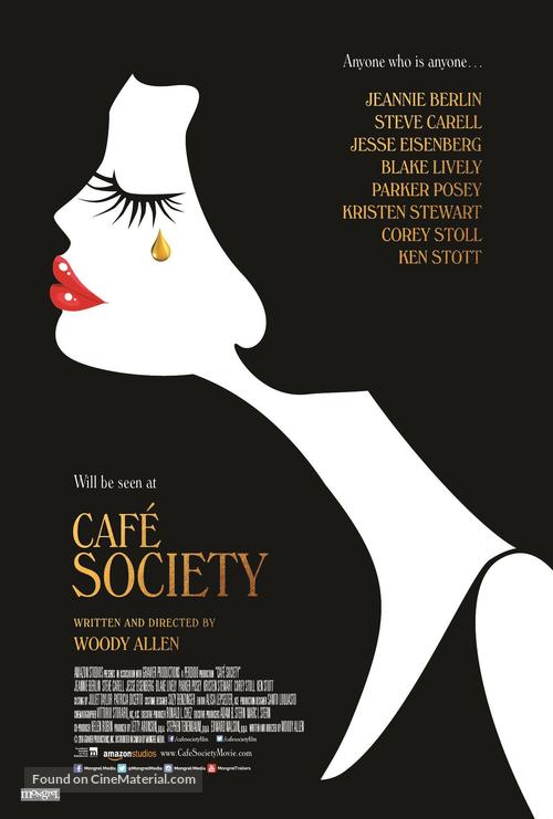 Caf&eacute; Society - Canadian Movie Poster