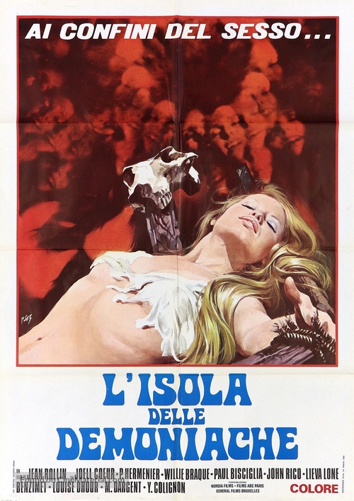 Les d&egrave;moniaques - Italian Movie Poster