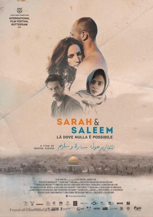 The Reports on Sarah and Saleem - Italian Movie Poster