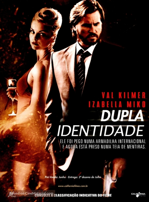 Double Identity - Brazilian Movie Poster