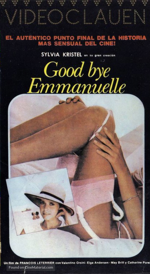 Good-bye, Emmanuelle - Argentinian Movie Cover