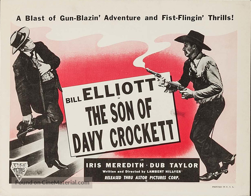 The Son of Davy Crockett - Movie Poster