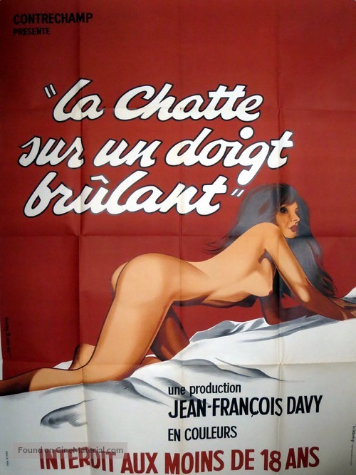 La chatte sur un doigt br&ucirc;lant - French Movie Poster
