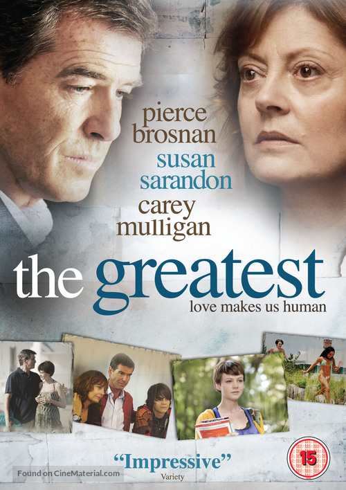 The Greatest - British DVD movie cover