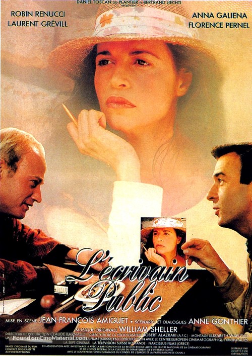 L&#039;&eacute;crivain public - French Movie Poster