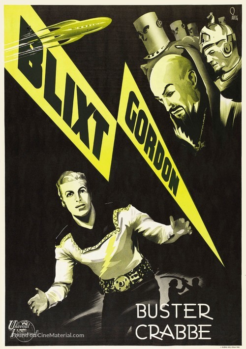Flash Gordon - Swedish Movie Poster